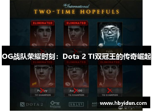 OG战队荣耀时刻：Dota 2 TI双冠王的传奇崛起